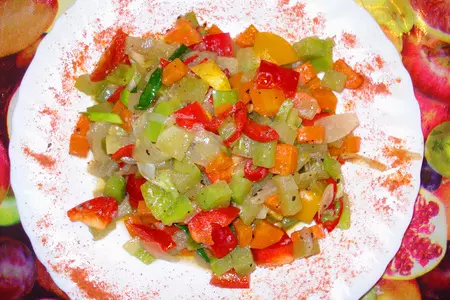 Фунчеза по-корейски с мясом и овощами.: шаг 2
