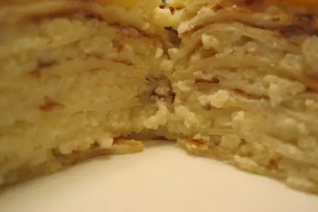 Горка из блинчиков с пшённой кашей: шаг 4