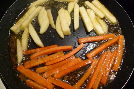 Салат с куриной печенью "забальзамированный": шаг 9