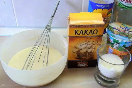 Мраморные, сметанные блины, бабушкины блины с селёдкой и карри, ледяные блины: шаг 6