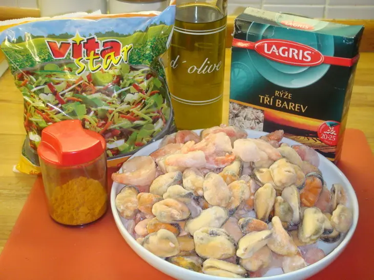 А-ля паэлья  или  паэлья  а-ля: шаг 1