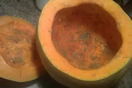 Мясо в тыкве: шаг 2