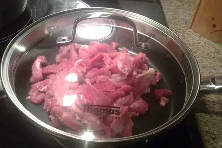 Мясо в тыкве: шаг 3