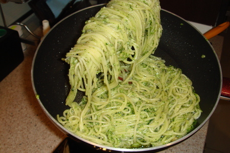 Паста спагетти песто: шаг 10