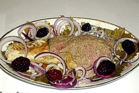 Грузинский ежевичный соус и рыба под ним: шаг 6