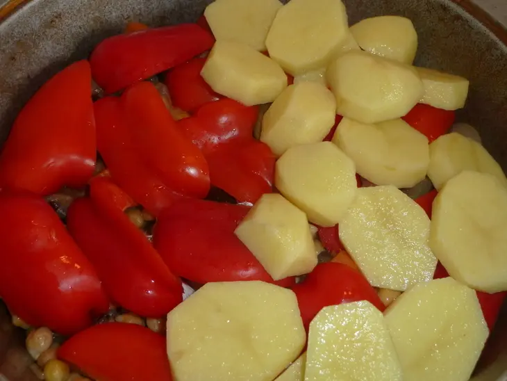 Кифта димлама с нутом ( продолжаю знакомиться с кухней солнечного узбекистана): шаг 10