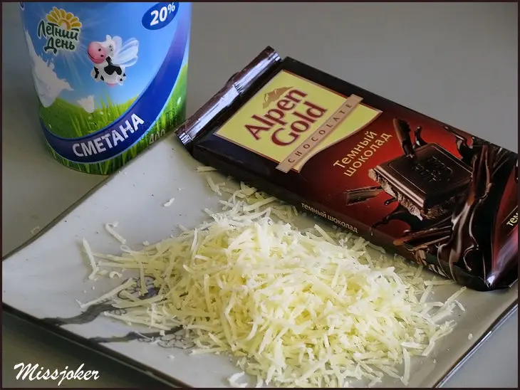 Пряные блинчики с сырно-шоколадным фондю: шаг 4