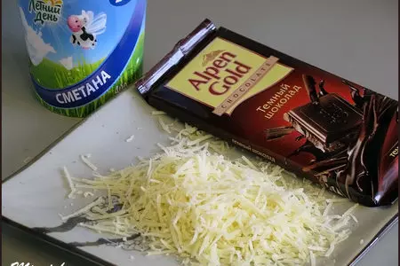 Пряные блинчики с сырно-шоколадным фондю: шаг 4