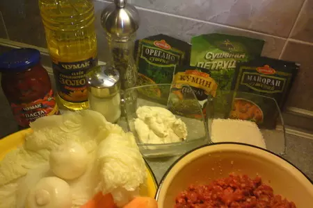 Голубцы из пекинской капусты: шаг 3