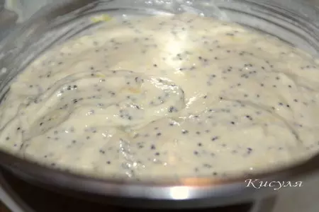 Лимонно-маковые оладьи с малиновым соусом: шаг 7
