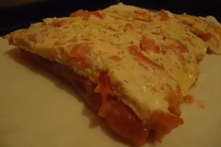 Куриное рагу под сырным соусом, пирог с семгой и креветками и грибные оладьи со сливочным сыром!: шаг 5
