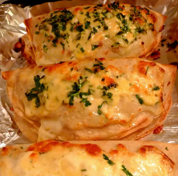 Блины "мясной полумесяц": шаг 7