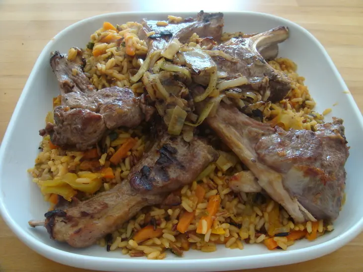 Баранина (по английски) с рисом: шаг 3