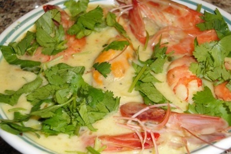 Винный суп с мидиями,креветками и рыбой ! ! !: шаг 8