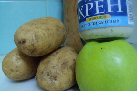 Картофельно-яблочные крокеты, с хреновинкой: шаг 1