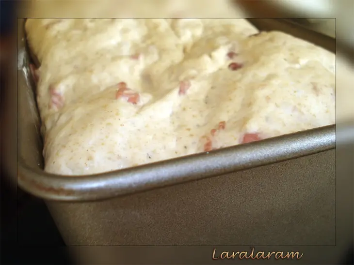 Хлеб с дымком, а также с опарой, закваской и ветчиной: шаг 7