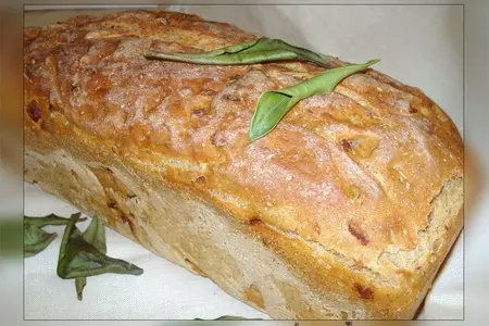 Хлеб с дымком, а также с опарой, закваской и ветчиной: шаг 11