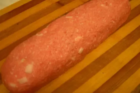 Домашняя молочно-любительская вареная колбаса: шаг 5