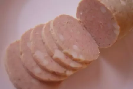 Домашняя молочно-любительская вареная колбаса: шаг 9