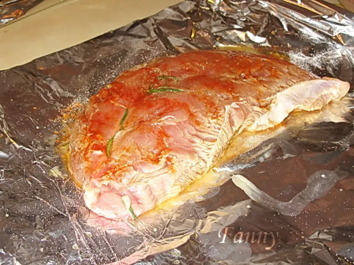 Мясное ассорти "рог изобилия": шаг 5