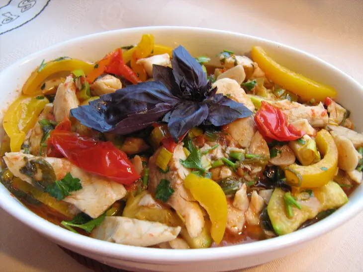 Рагу из морского окуня: шаг 7