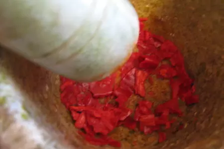Кучмачи , как холодная грузинская закуска: шаг 2