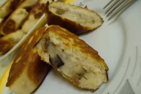 Постные пирожки с картофелем и грибами.: шаг 9