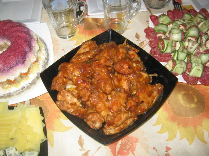 Куриные крылышки в кисло-сладком соусе: шаг 2