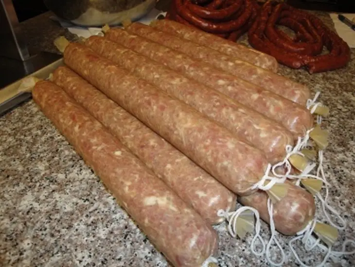 Колбаса молочная: шаг 3