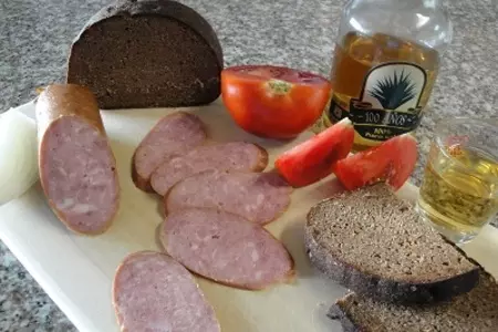Колбаса молочная: шаг 7