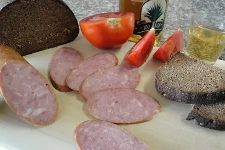 Колбаса молочная: шаг 8