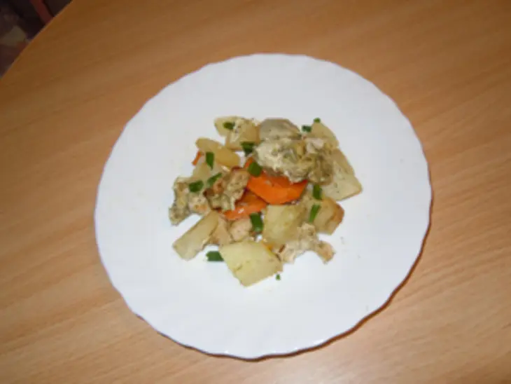 Рагу из курицы с овощами: шаг 9