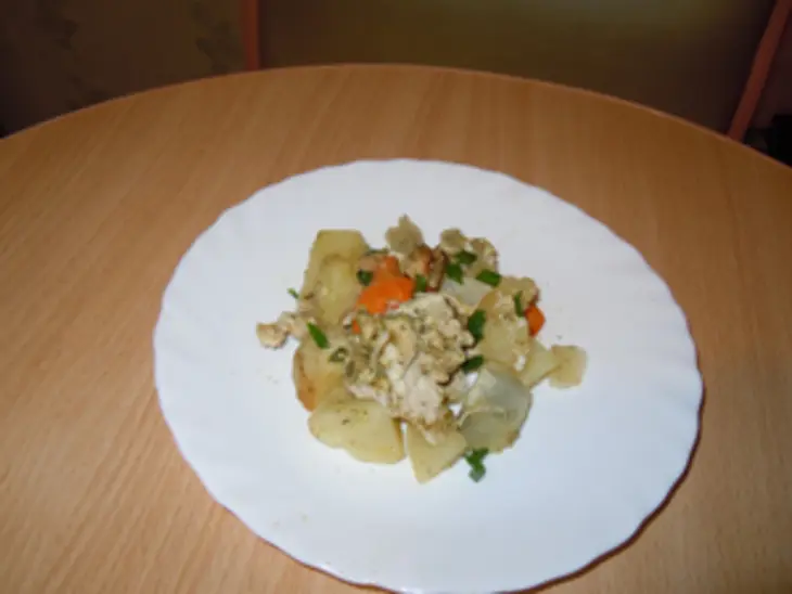 Рагу из курицы с овощами: шаг 10