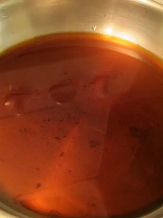 Oyakodon 親子丼 яичница с курицей в кипящем соусе дамбури.: шаг 5