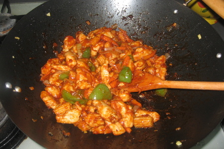 Курица в кисло -сладком соусе по- китайски: шаг 3
