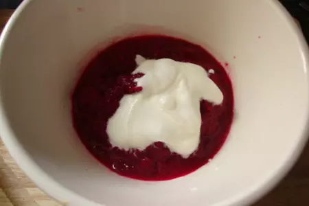 Веррины со свекольно-мандариновым муссом и сырной "подушкой": шаг 5