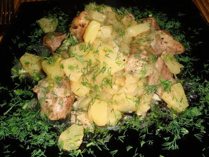 Свинина с ананасами: шаг 9