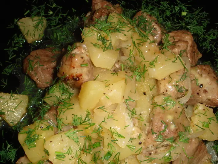 Свинина с ананасами: шаг 10