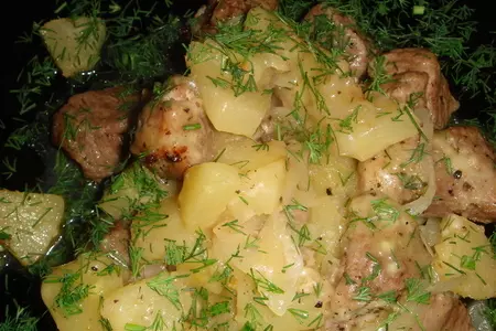 Свинина с ананасами: шаг 10