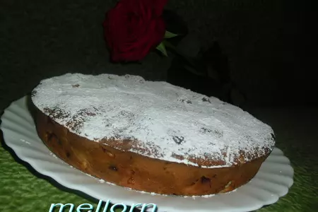 Пирог с яблоками, орехами и шоколадом: шаг 5
