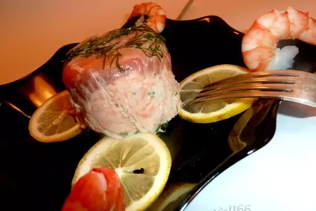 Порционный паштет из креветок и форели: шаг 14