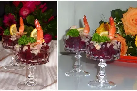 Свекла, салат - в пост красиво и вкусно...: шаг 3