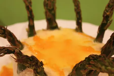 Мусс из спаржи и курицы с апельсиновым маслом: шаг 6