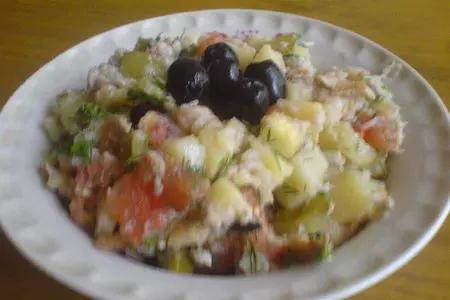 Салат "афины": шаг 6