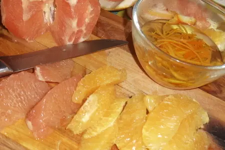 Фруктовый салат с шоколадно кофейным соусом для моей любимой даши!!!: шаг 2