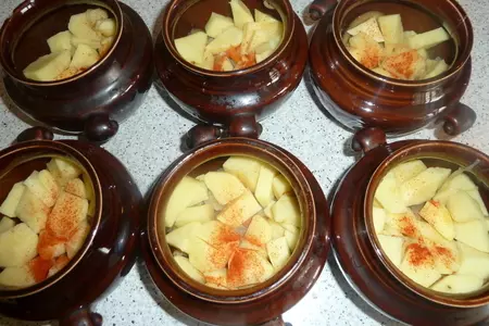 Кифта димлама в глиняных горшочках: шаг 11