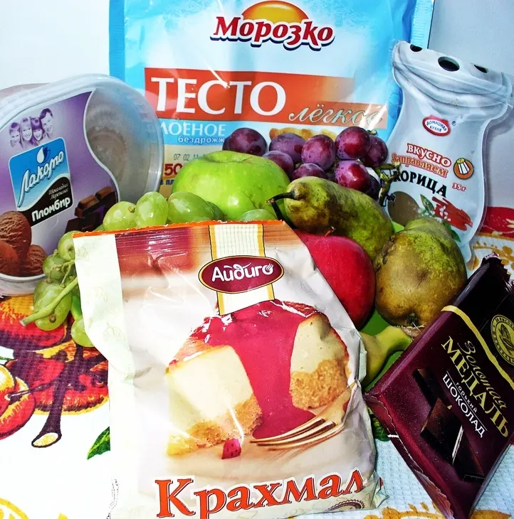 Пирог  "извержение вулкана": шаг 1