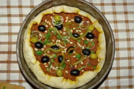 Постный закусочный киш "от всего сердца": шаг 12
