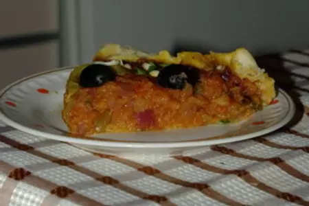 Постный закусочный киш "от всего сердца": шаг 13