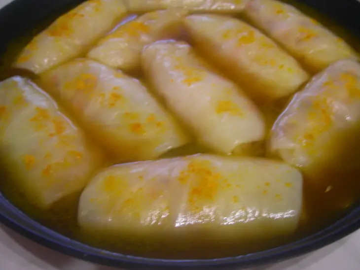 Постные голубцы с гречкой, грибами и картофелем.: шаг 4